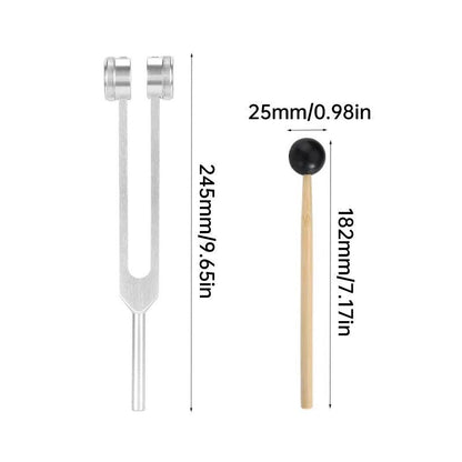Ear Picking Tools Vibration Tuning Fork Hollowing Ear Cleaning Health Care Set V528-TUNING-FORK-156358