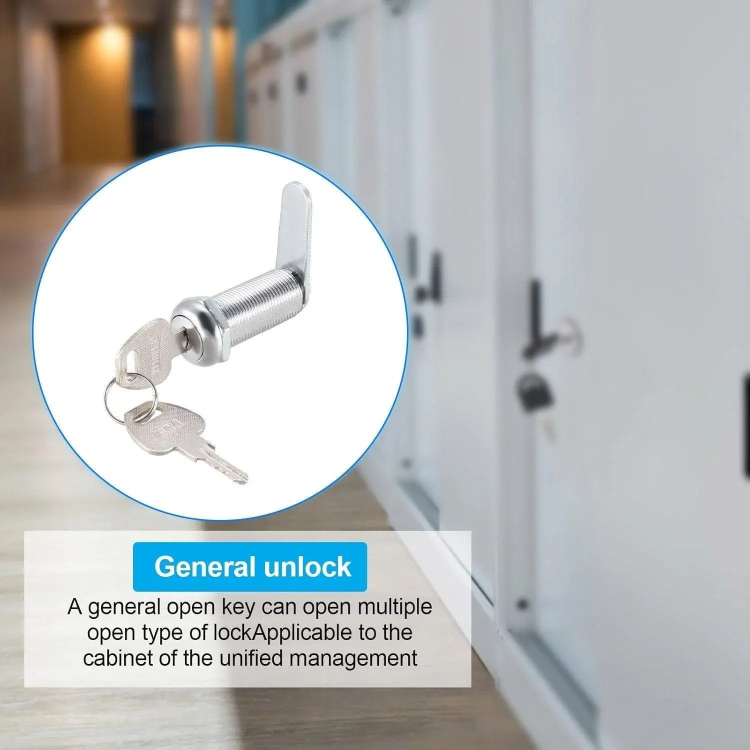 1/5/10pcs File Cabinet Drawer Milk Box Swivel Lock Small Round Security Lock - 16mm-10PCS V528-TURN-TONGUE-LOCK-10PCS-16MM-621713