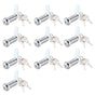 1/5/10pcs File Cabinet Drawer Milk Box Swivel Lock Small Round Security Lock - 20mm-10PCS V528-TURN-TONGUE-LOCK-10PCS-20MM-582878