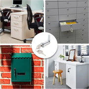 1/5/10pcs File Cabinet Drawer Milk Box Swivel Lock Small Round Security Lock - 20mm-10PCS V528-TURN-TONGUE-LOCK-10PCS-20MM-582878