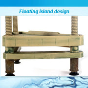 Floating Turtle Platform with Climbing Ramp for Aquariums and Reptile Tanks V528-TURTLE-BASKING-GREEN-533226