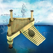 Floating Turtle Platform with Climbing Ramp for Aquariums and Reptile Tanks V528-TURTLE-BASKING-GREEN-533226