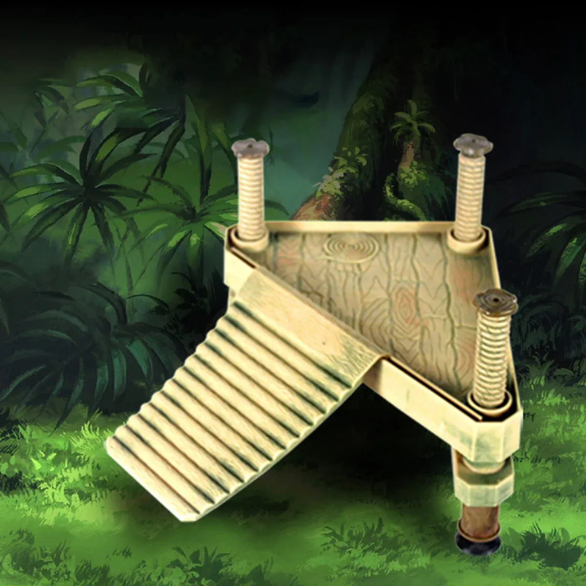 Floating Turtle Platform with Climbing Ramp for Aquariums and Reptile Tanks V528-TURTLE-BASKING-GREEN-533226