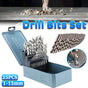 Drill Bits Set Metric Metal Twist High Speed HSS Steel Case 25pcs Coated Tool V528-TWIST-DIAMOND-393051