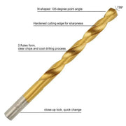99X HSS Titanium Drill Bit Tool Set 1.5-8mm Twist Drill For Wood Metal Grooving V528-TWIST-DRILL-99PCS-389496
