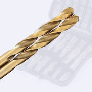 99X HSS Titanium Drill Bit Tool Set 1.5-8mm Twist Drill For Wood Metal Grooving V528-TWIST-DRILL-99PCS-389496