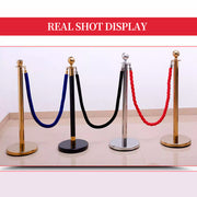 Barrier Warning Line 15M Welcome Pole Isolation Railing Guardrail Expandable - Red V528-TWIST-ROPE-RED-150CM-752166