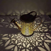 Solar Led Watering Can String Light Outdoor Garden Art Waterfall Lamp Decoration - Style A: Shower + Lamp V528-TYD-GZ-0035-690021