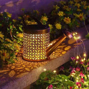 Solar Led Watering Can String Light Outdoor Garden Art Waterfall Lamp Decoration - Style A: Shower + Lamp V528-TYD-GZ-0035-690021