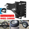Heavy Duty Car Trailer Spare Tire Carrier Mount Universal Steel 150 lbs Capacity V528-TYRE-HOLDER-804458