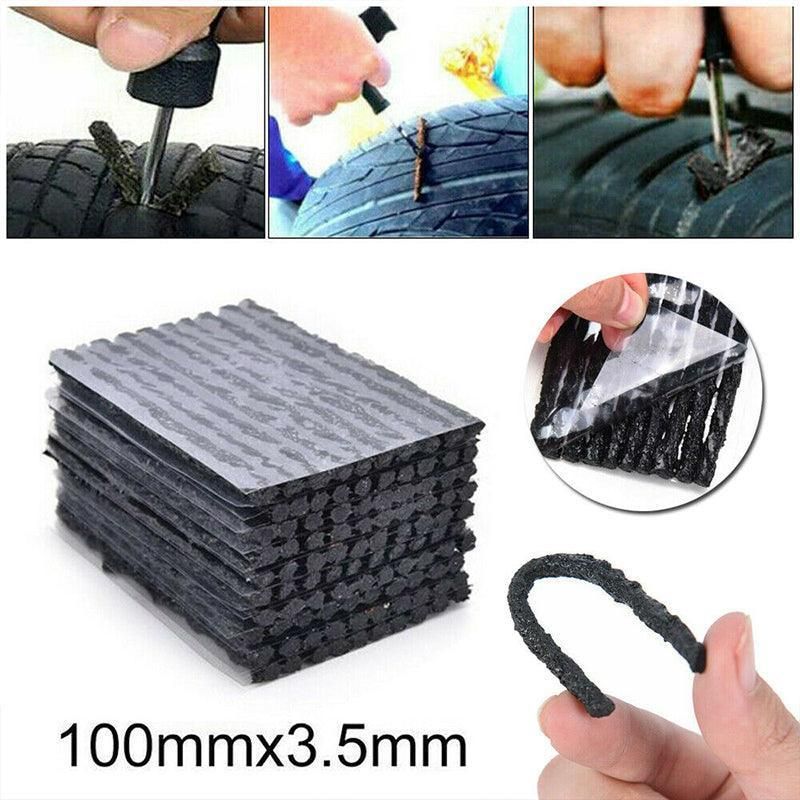 50x Tyre Repair Plugs Car Tire Puncture Recovery Tyre Tubeless Seal Plugs Strip V528-TYREREPAIRPLUG-50PCS-333758