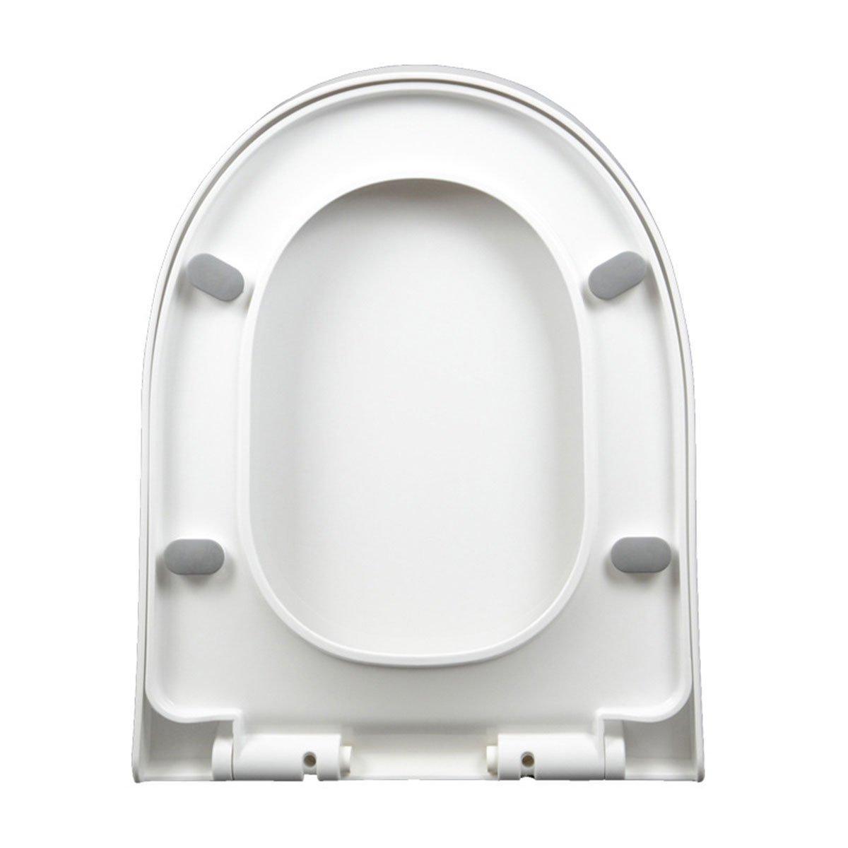 Toilet Seat Cover Universal Toilet Lid Cover Replacement Bathroom Seat Cover V528-U-SHAPED-TOILET-SEAT-784435