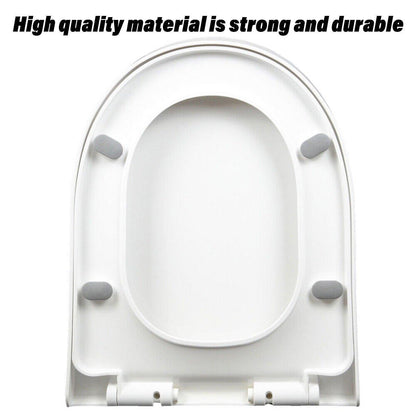 Toilet Seat Cover Universal Toilet Lid Cover Replacement Bathroom Seat Cover V528-U-SHAPED-TOILET-SEAT-784435