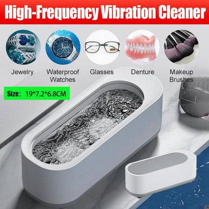 Sonic Wave Jewelry Glasses Watch Cleaner Tank Portable 300ml V528-ULTRASONICCLEANER-711206