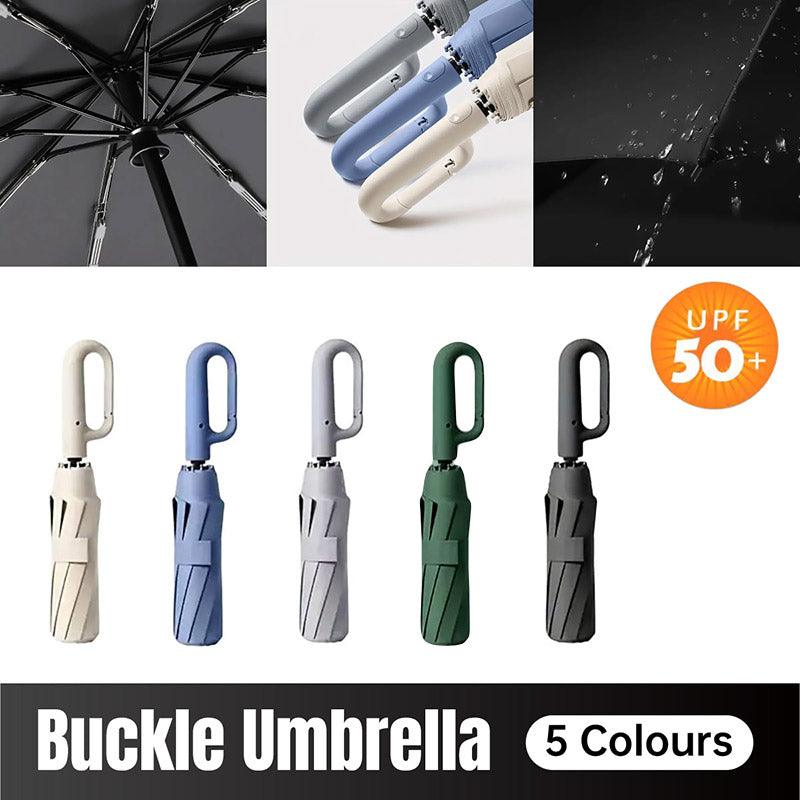 Automatic Folding UV Protection Umbrella Unisex Dual Purpose Rain Sun Umbrella - Blue V528-UMBRELLA-105CM-BLUE-546131