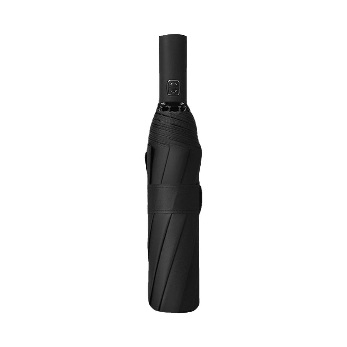 Automatic Folding Umbrella 12-Rib Large Windproof Sunshade for Men and Women - Black V528-UMBRELLA-BLACK-408607