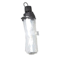 Transparent Folding Umbrella Compact Tri Fold Design Clear Rain Protection Cover - Manually operated-Black V528-UMBRELLA-SD-BLACK-336358