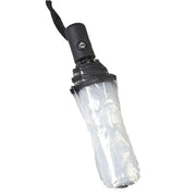 Transparent Folding Umbrella Compact Tri Fold Design Clear Rain Protection Cover - Automation-Black V528-UMBRELLA-ZD-BLACK-725491