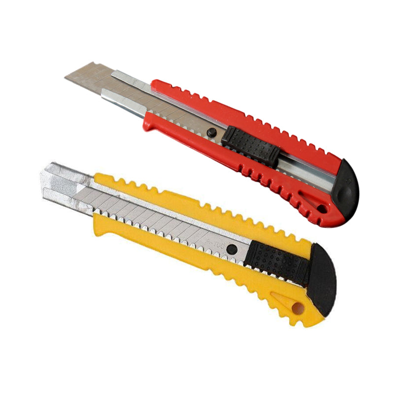 Heavy Duty Box Cutter Pack Snap Off Retractable Blade Long Last Hand Craft Tool - Sealed 1PC V528-UNCOATEDCUTTER-1PCS-530909