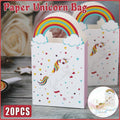 20PCS Unicorn Treat Paper Bags Candy Favour Boxes for Birthday Party 8x14cm V528-UNICORNBAG-20PCS-645229