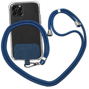 Adjustable Phone Lanyard with Patch for Most Cases Neck Strap Holder - Wine Red V528-UNIVERSALCARD-ROSERED-608016