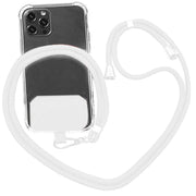 Adjustable Phone Lanyard with Patch for Most Cases Neck Strap Holder - Wine Red V528-UNIVERSALCARD-ROSERED-608016