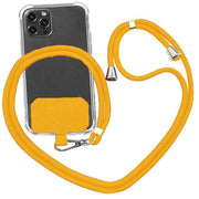 Adjustable Phone Lanyard with Patch for Most Cases Neck Strap Holder - Wine Red V528-UNIVERSALCARD-ROSERED-608016