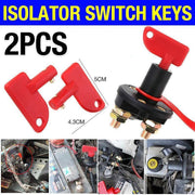 2Pcs Battery Car Off Spare Switch Universal Key Cut Power Isolator Kill Au Stock V528-UNIVERSALKEY-2PCS-164474