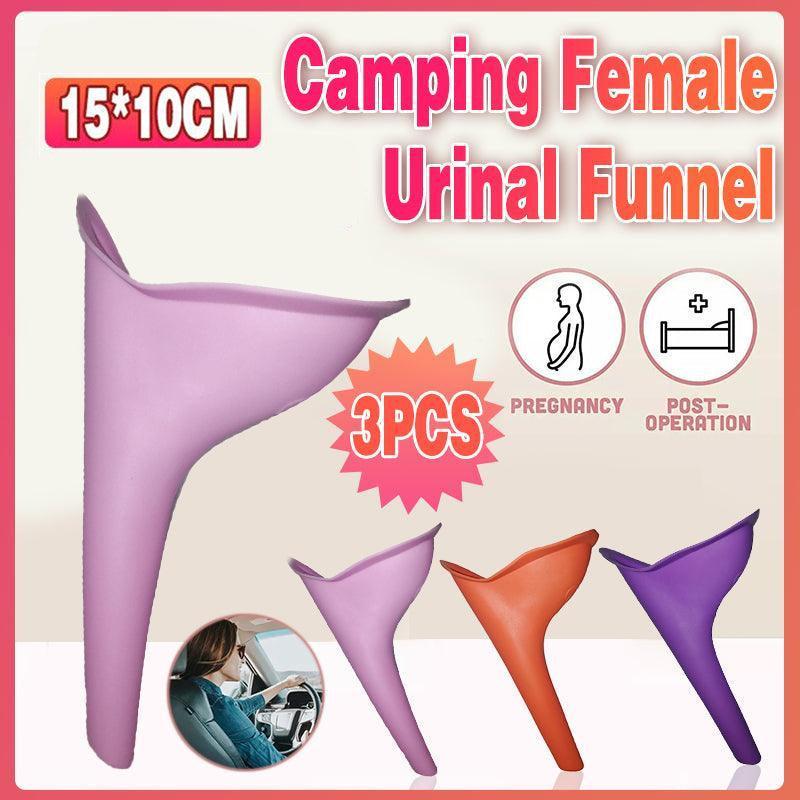 3X Portable Female Woman Ladies She Urinal Urine Wee Funnel Camping Travel Loo V528-URINAL-3PCS-74752