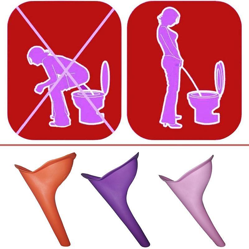 3X Portable Female Woman Ladies She Urinal Urine Wee Funnel Camping Travel Loo V528-URINAL-3PCS-74752