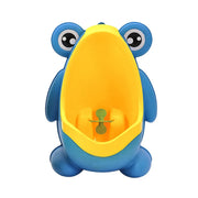 Wall Mounted Frog Urinal for Young Users Toilet Training Standing Potty Solution V528-URINAL-BLUE-982145