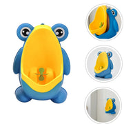 Wall Mounted Frog Urinal for Young Users Toilet Training Standing Potty Solution V528-URINAL-BLUE-982145