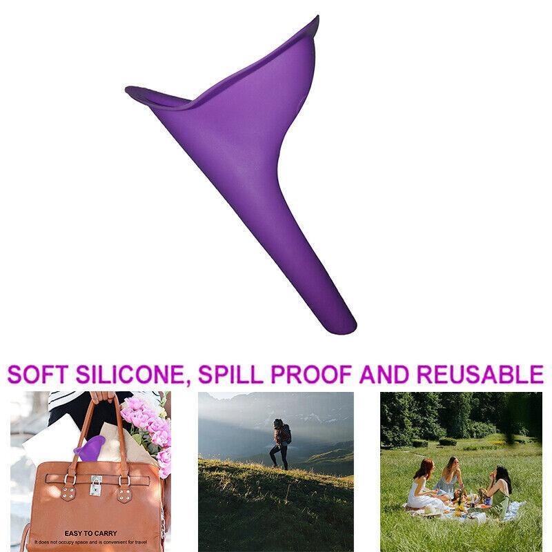 Portable Camping Female Her She Urinal Funnel Ladies Woman Urine Wee Loo Travel V528-URINAL-PURPLE-81259