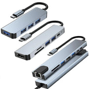8/6/4-In-1 Usb-C Hub Adapter Type-C Hub Hdmi For Macbook Pro/Air Ipad Pro Laptop - 4-IN-1 V528-USB-CHUB-4IN1-601105