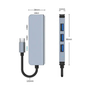 8/6/4-In-1 Usb-C Hub Adapter Type-C Hub Hdmi For Macbook Pro/Air Ipad Pro Laptop - 4-IN-1 V528-USB-CHUB-4IN1-601105