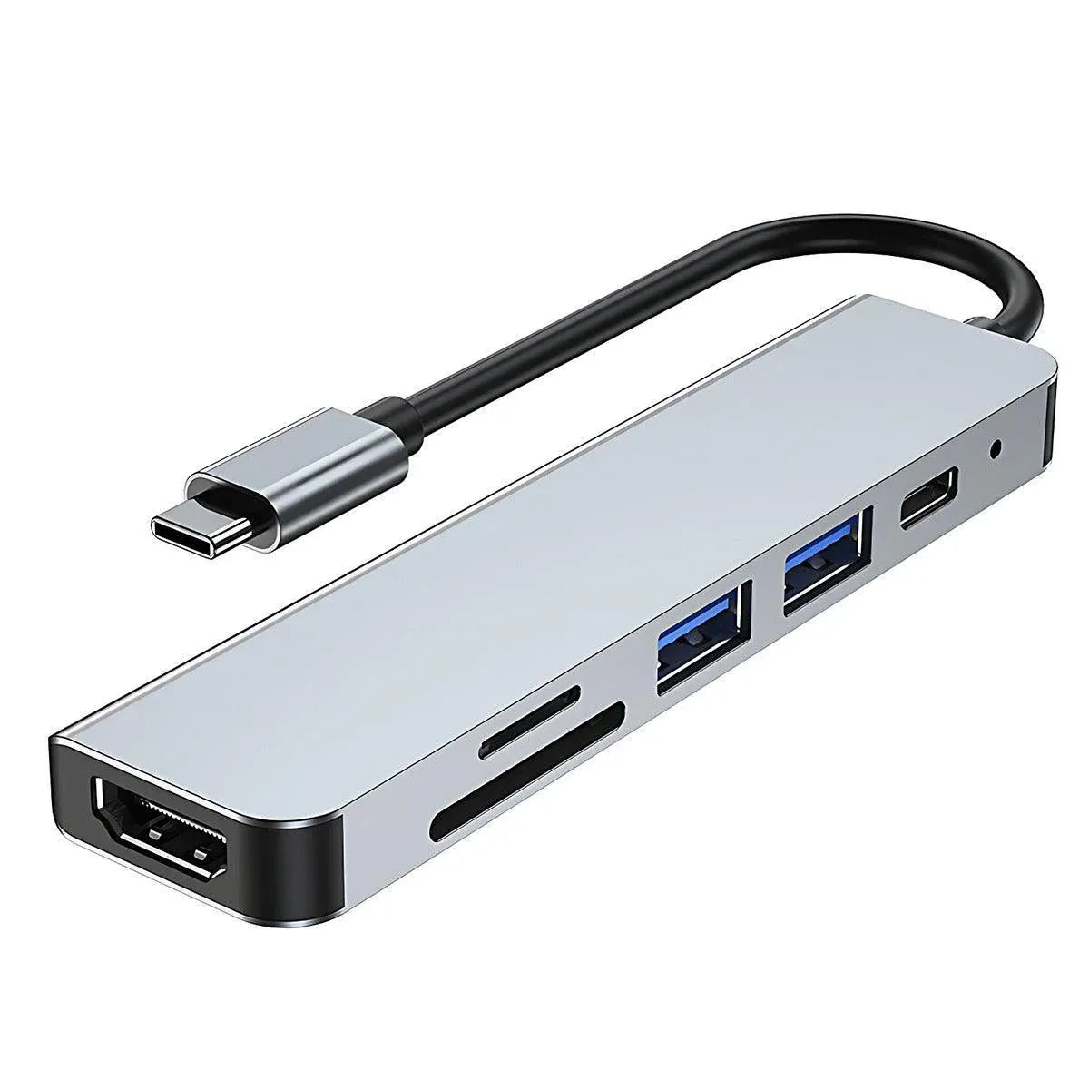 8/6/4-In-1 Usb-C Hub Adapter Type-C Hub Hdmi For Macbook Pro/Air Ipad Pro Laptop - 6-IN-1 V528-USB-CHUB-6IN1-660466
