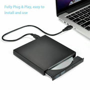 Usb External Cd Rw Dvd Rom Writer Burner Player Drive Pc Laptop For Mac Windows V528-USBETERNALCD-201600