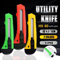 1/2/3PCS Utility Stanley Knife With Blades Blade Retractable Heavy Duty Box Cutter - 3Colour V528-UTILITYKNIFE-3COLOUR-106514