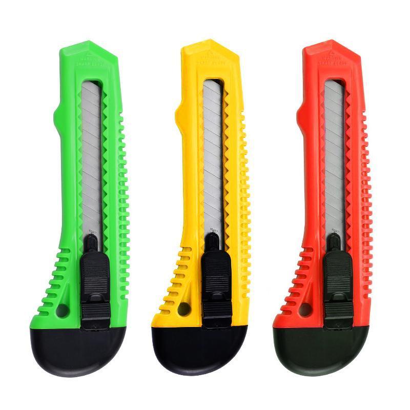 1/2/3PCS Utility Stanley Knife With Blades Blade Retractable Heavy Duty Box Cutter - 3Colour V528-UTILITYKNIFE-3COLOUR-106514