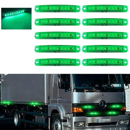 4PCS Marine LED Navigation Strip Lights Red and Green Waterproof 12-24V Compatible V528-UTILITYLED-4PCS-868614
