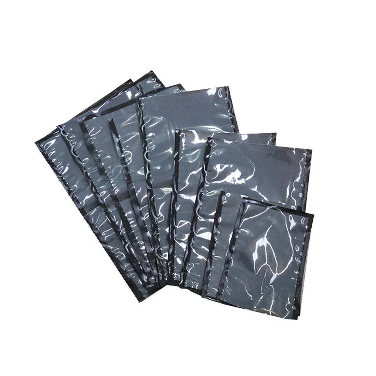 100pcs Transparent Vacuum Bags Air Compression Sealed Food Packaging - 10*15cm V528-VACUUM-BAG-100PCS-10-15-821550