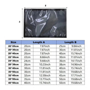 100pcs Transparent Vacuum Bags Air Compression Sealed Food Packaging - 16*24cm V528-VACUUM-BAG-100PCS-16-24-644359