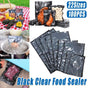 100pcs Transparent Vacuum Bags Air Compression Sealed Food Packaging - 9*13cm V528-VACUUM-BAG-100PCS-9-13-351296