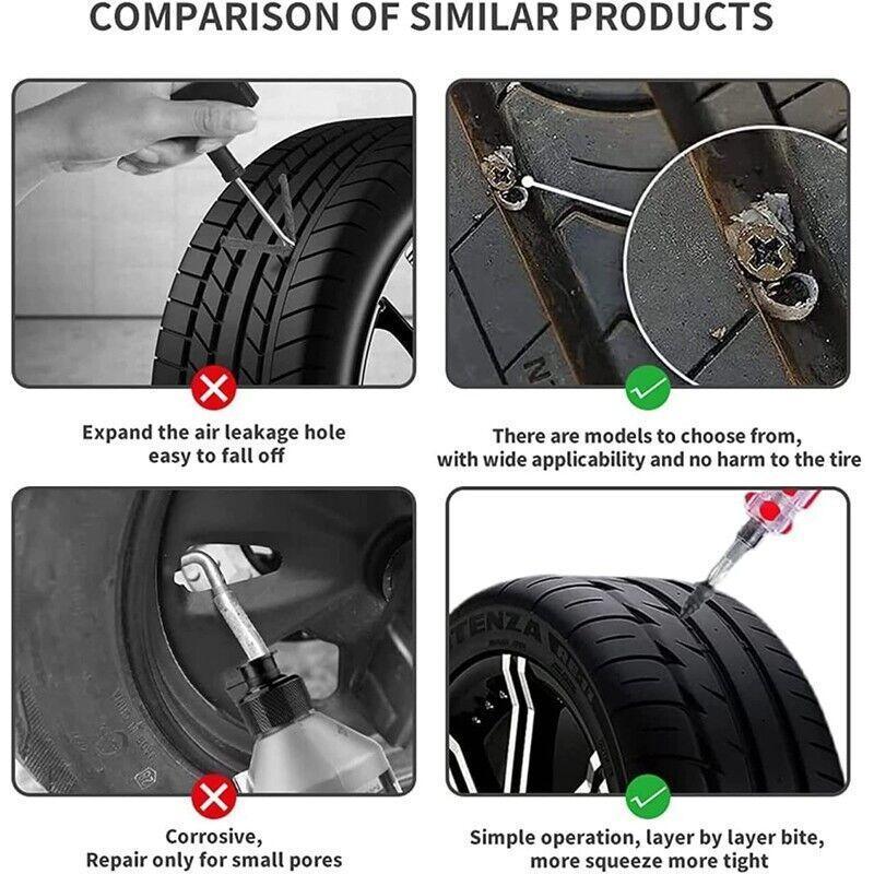 Vacuum Tyre Repair Nail Car Trucks Tire Puncture Repair Tubeless Rubber Nails V528-VACUUMTYREREPAIRNAIL-20-537955