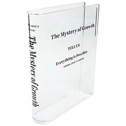 Transparent Book Vase Flower Holder Acrylic Decorative Table Display Stand V528-VASE-15-4-18CM-192730