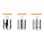Kitchen Vegetable Fruit Slicer Cutter Shredder Food Manual Rotary Grater Chopper - Blue V528-VEGETABLEGRATER-BLUE-810277