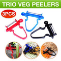 3PCS Multi-Function Vegetable Peelers Set Slicer and Julienne Tools V528-VEGETABLEPEELER-3PCS-678652