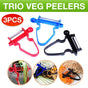 3PCS Multi-Function Vegetable Peelers Set Slicer and Julienne Tools V528-VEGETABLEPEELER-3PCS-678652