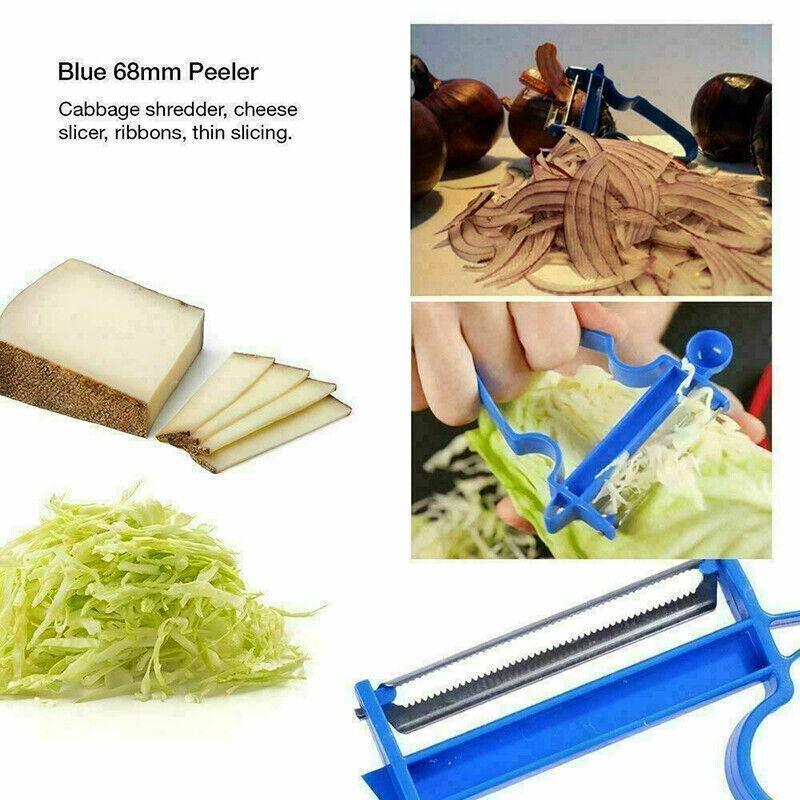 3PCS Multi-Function Vegetable Peelers Set Slicer and Julienne Tools V528-VEGETABLEPEELER-3PCS-678652