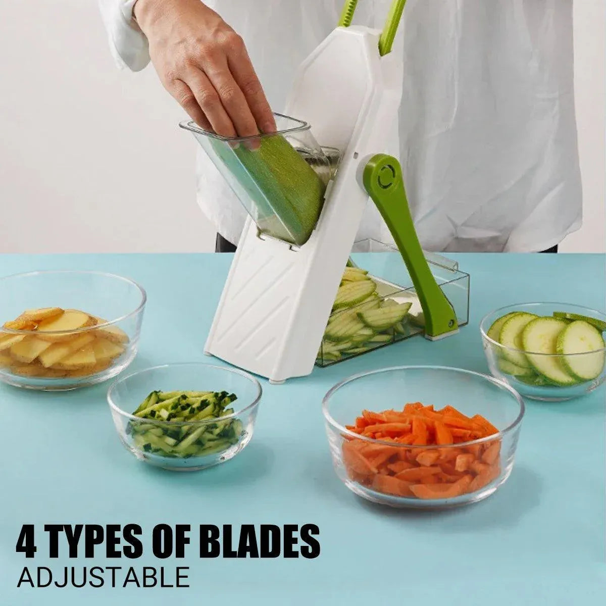 4 in 1 Multifunctional Vegetable Slicer Kitchen Food Chopper Cutting Tool V528-VEGGIE-SLICE-4IN1-118040